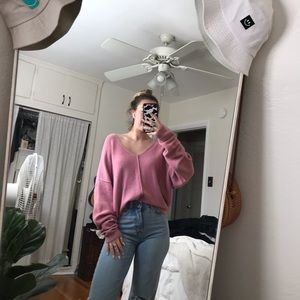 Free People Pink Sweater